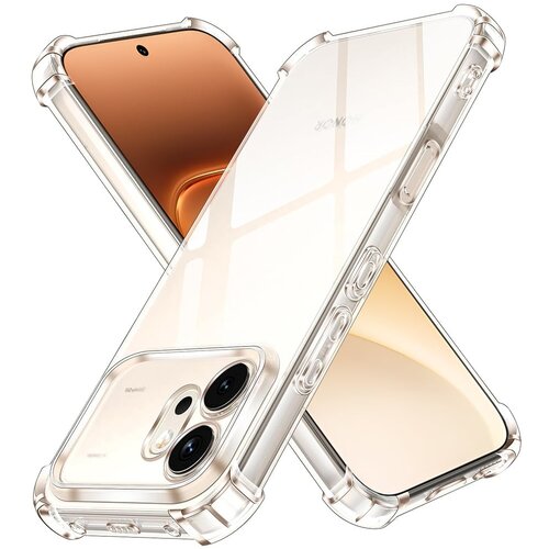Techsuit Shockproof Clear Silicone prozirna maskica otporna na udarce za Honor 600 Cene