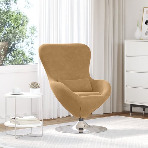 vidaXL Jajčna stolica Rjava Velvet Cene