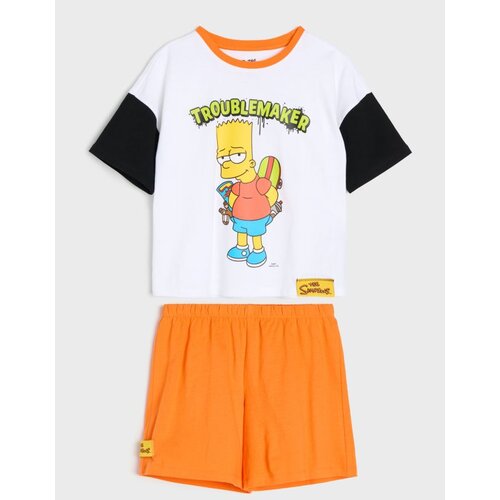 Sinsay Pamukna dvodijelna pidžama s printom The Simpsons Cijene