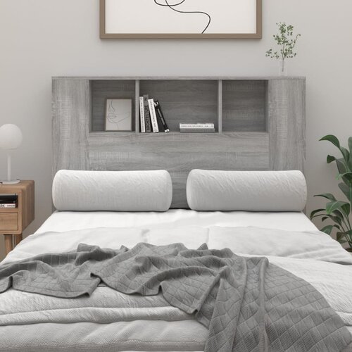 vidaXL Uzglavlje s ormarićem boja hrasta sonome 120x18,5x104,5 cm Cijene