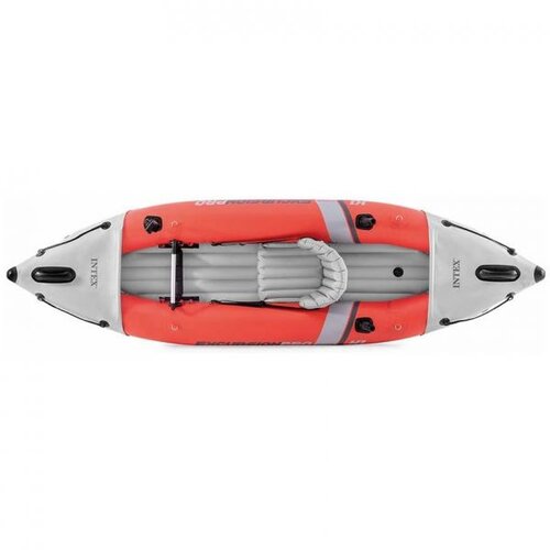 Intex Excursion Pro K1 napihljiv kajak z aluminijastimi vesli - rdeč Cene