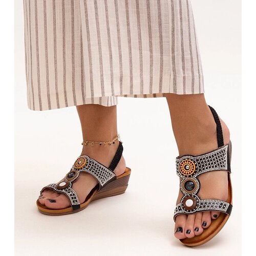 D/CEO Black sandals on a block heel Millo Cene