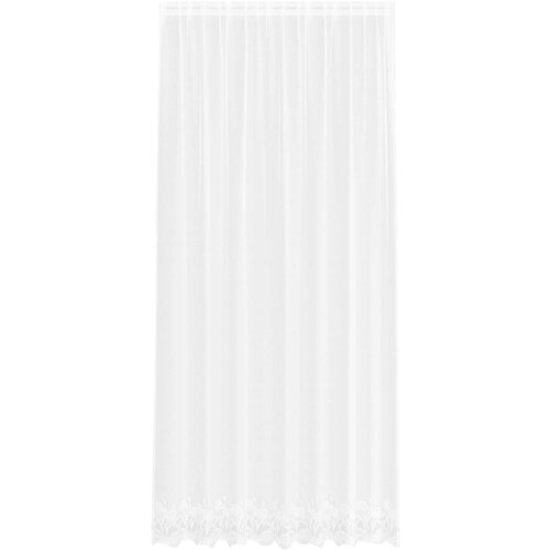  Čipkasta zavjesa sa zavjesama Bijelo 280 x 200 cm Poliester Slike