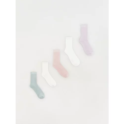 Reserved - Komplet od 5 pari čarapa s visokim udjelom pamuka - šaren