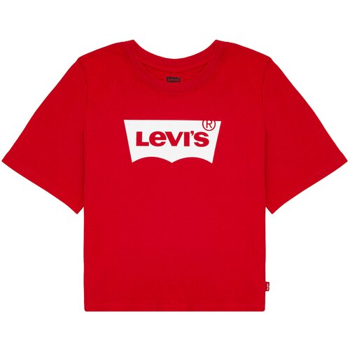 Levi&amp;#039;s Majice s kratkimi rokavi LIGHT BRIGHT CROPPED TEE Rdeča Slike
