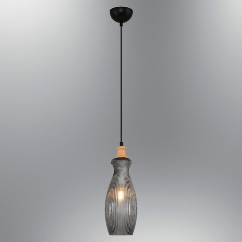  Visilica na sajli BOTTLE 1xE14/4W/230V sa zadimljenim staklom Slike