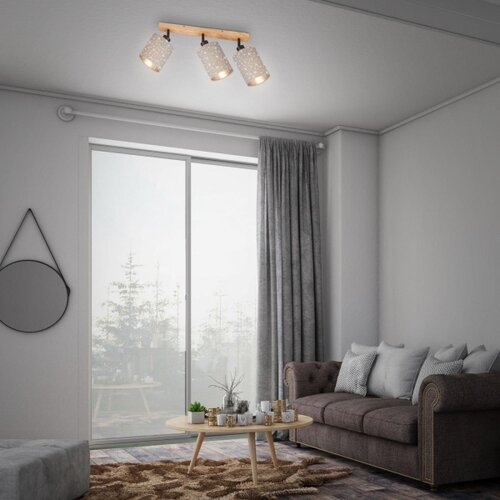 BRILONER 2078-031 - Reflektorsko svetlo SPOTLIGHT 3xE27/25W/230V, bež Slike