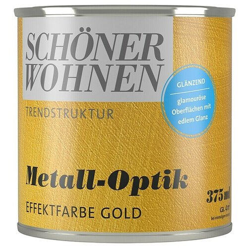 SCHÖNER WOHNEN-Farbe Trendstruktur Barvni dekorativni omet (Zlata, Sijaj, 375 ml) Cene