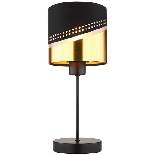 Globo 54046T - Stona lampa OR 1xE27/40W/230V, prečnik 16 cm, crna/zlatna Slike