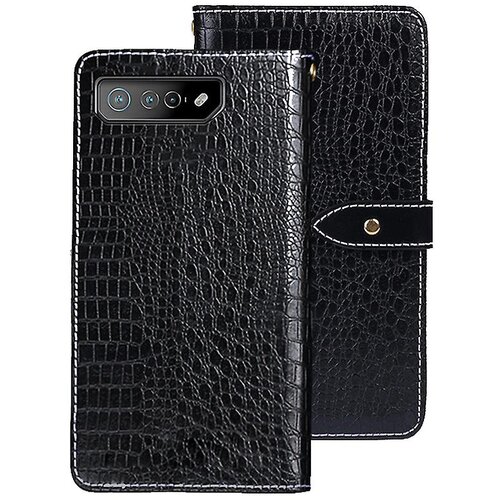 INORCO IDEWEI za telefon Asus ROG Phone 7 5G s krokodiljo teksturo, usnjena torbica za telefon, denarnica, stojalo, pokrov, (22033052) Slike