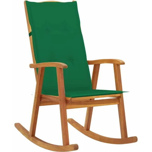  Gugalni stol z blazinami trden akacijev les, (20661618)