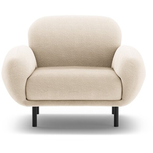 Micadoni Bež fotelja od boucl&amp;eacute; tkanine Poppy &amp;ndash; Slike