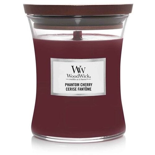 WoodWick Phantom Cherry di&amp;scaron;eča sveča 275 g Slike