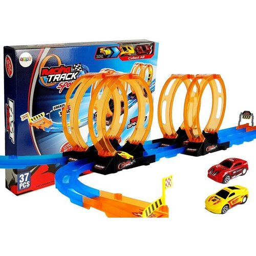  Staza za autiće "4 Loops" sa autićima - 181 cm Cene