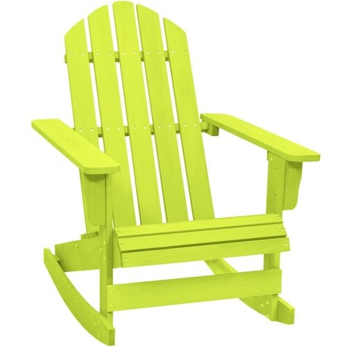  Stolica za ljuljanje Adirondack masivna jelovina zelena Cene