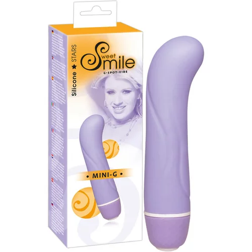 Sweet Smile SMILE Mini-G - mini vibrator za točko G (vijolična)