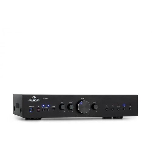 Auna AV2-CD608BT, HiFi stereo ojačevalnik, 4 x 100 W RMS, BT, digitalni optični vhod, črn Cene