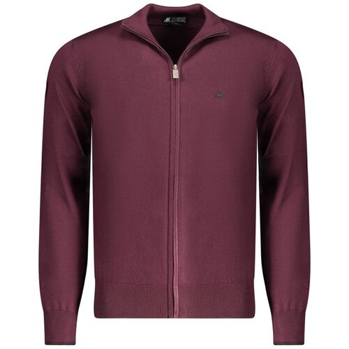 U.S. Grand Polo Club mu&amp;scaron;ki kardigan na patentni zatvarač bordo Slike