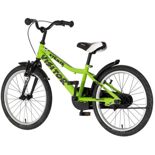 Visitor bicikl kids striker 20" 10" v-brake kontra 115-135cm (20") zeleni neon 1203161 Cene