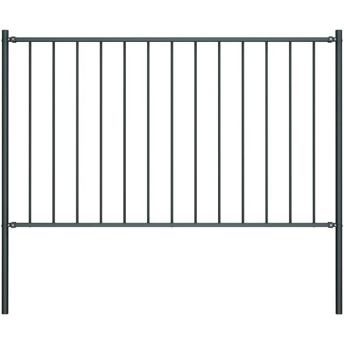  Ogradni panel Woerden sa stupovima čelik 1,7x1,25 m antracit boje Cene
