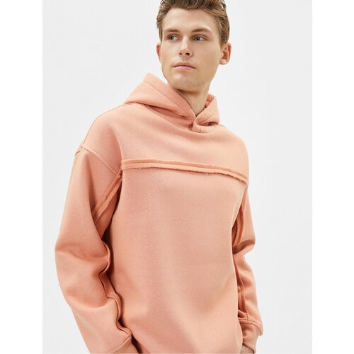 Koton Oversize Hooded Sweatshirt with Stitching Detail Long Sleeve Slike
