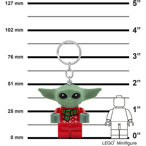 Lego Star Wars privezak za ključeve sa svetlom: Grogu&amp;trade; u božićnom džemperu ( LGL-KE208AH ) Slike
