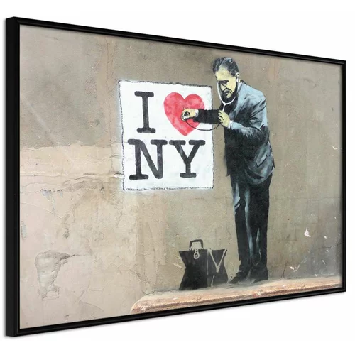  Poster - Banksy: I Heart NY 90x60