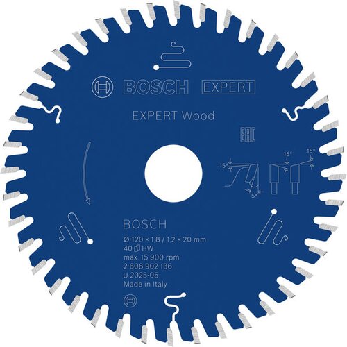 Bosch List testere za drvo, 120mm, 40T Cene