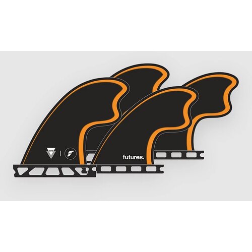 Futures Fins Quad Tomo Figerglass Fin Set orange Cene