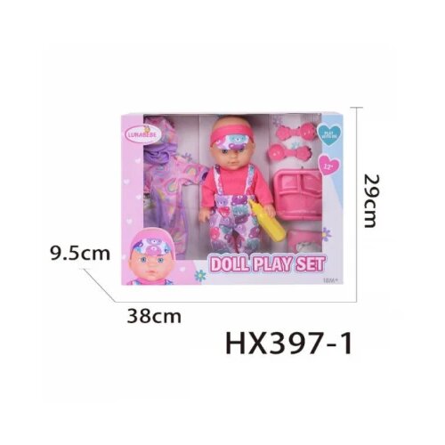 Hk Mini lutka baby born sa dodacima, roze ( A090604 ) Slike