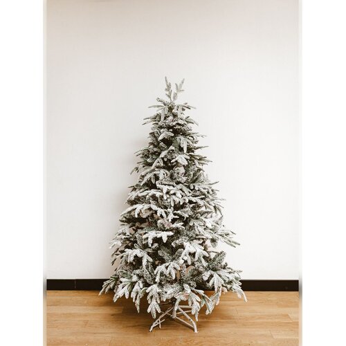 MAISON ADORABLE Novogodi&scaron;nja jelka SNOWY PREMIUM SILVER FIR 180 cm, Zeleno- bela Cene