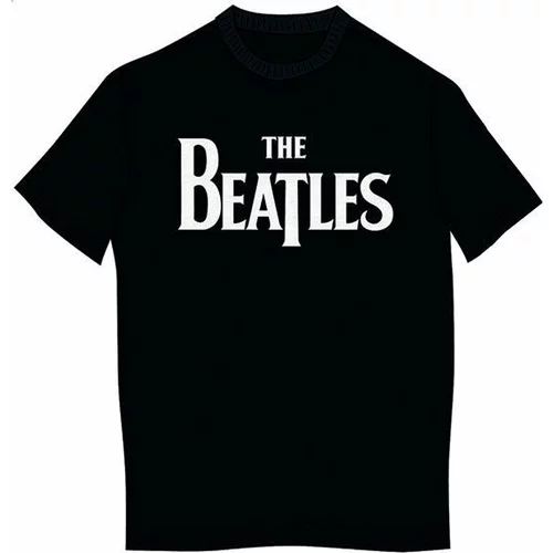 The Beatles majica Drop T Logo S Črna