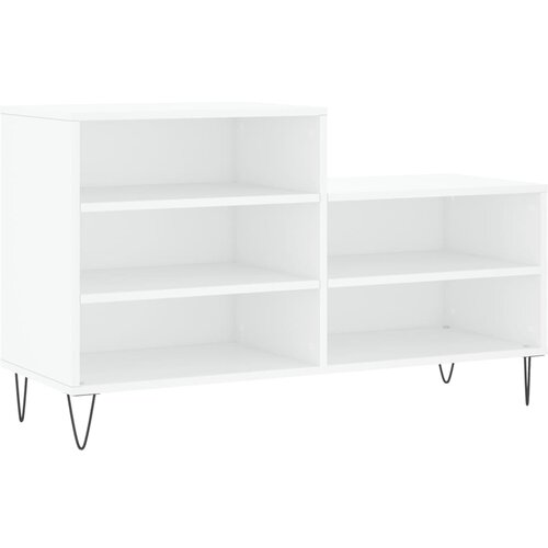 Maison Chic Omarica za obutev - Kopa za čevlje bela 102x36x60 cm inženirski les, (21777349) Slike
