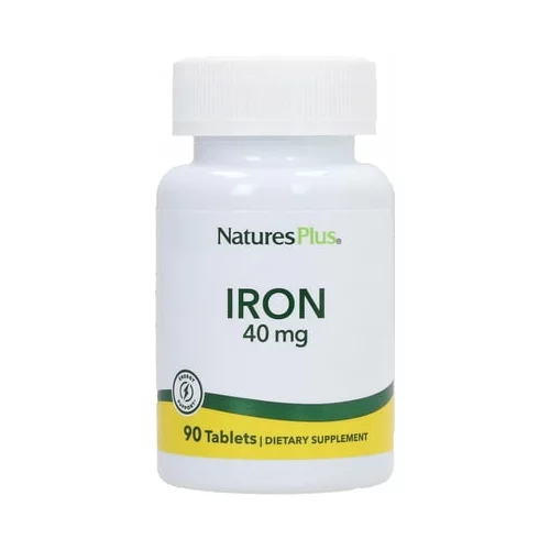 Nature's Plus Iron - Željezo 40 mg - 90 tablet