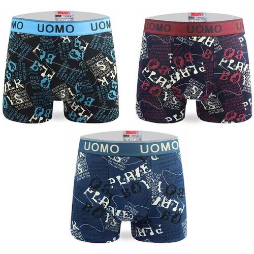 Uomo 3-PACK moške boksarice street art Cene