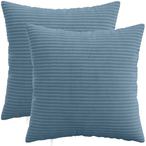  Presvlaka za jastuk 2 pcs HEERLEN Plava 50 x 50 cm Kord Cijene