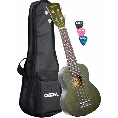 Cascha HH 2265 Premium Soprano ukulele Zelena