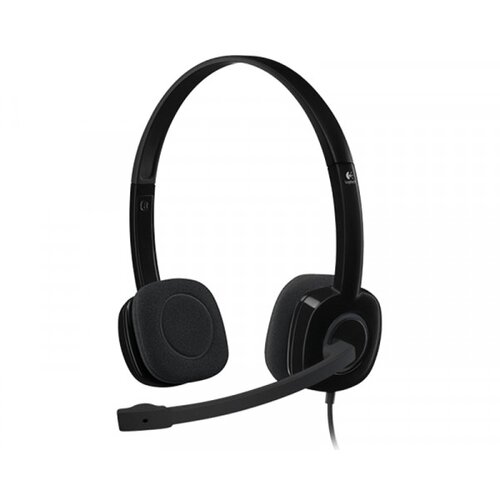 Logitech H151 Stereo Headset single jack slu&scaron;alice sa mikrofonom crne Cene