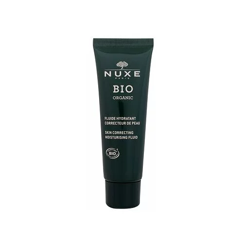 Nuxe Bio Organic Skin Correcting Moisturising Fluid korektivni in vlažilen fluid za problematično kožo 50 ml za ženske