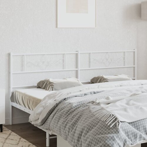  The Living Store Kovinsko vzglavje belo 180 cm - Vzglavje, (21452161) Cene