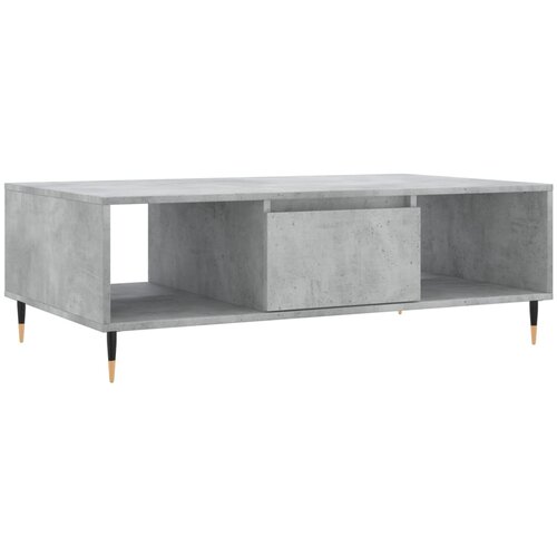 Maison Chic Klubska mizica - kavna mizica - Nizka mizica betonsko siva 104x60x35 cm inženirski les, (21754311) Cene