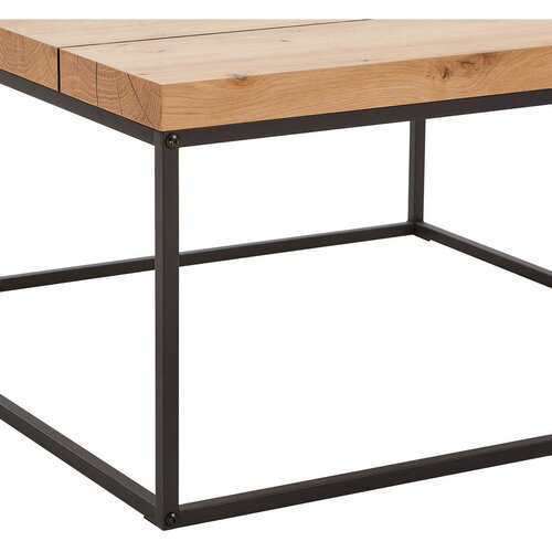 P &amp;amp; B klubska miza, 80/40/80 cm črna, barve hrasta Slike