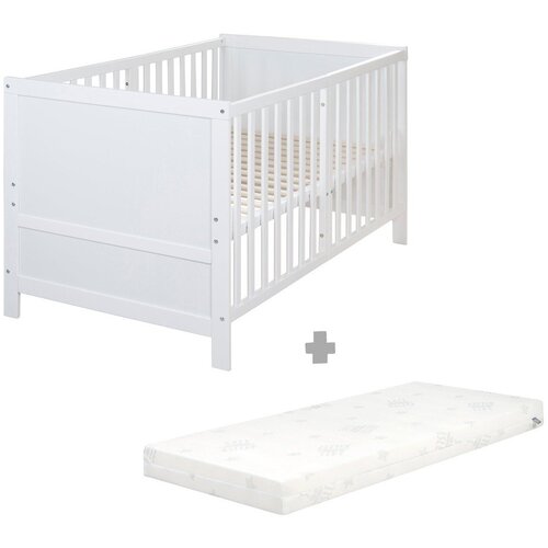 Roba Bijeli dječji krevet s podesivom visinom 70x140 cm Easy Sleep &amp;ndash; Slike