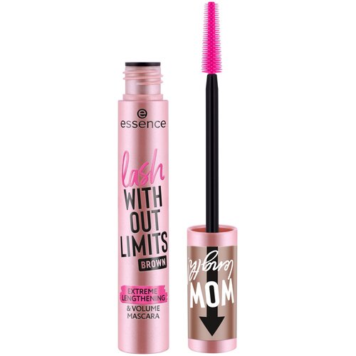 Essence Lash Without Limits Brow Extreme Lengthening &amp;amp; Volume Mascara - 02 Brown Slike