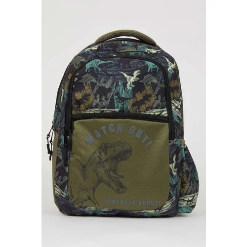 Defacto Boy Patterned Canvas School Bag