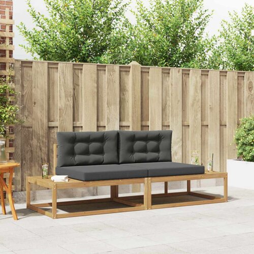  Zunanja garnitura za sedenje Bela 230,5 x 83 x 73 cm Poliester, (5000273507) Cene