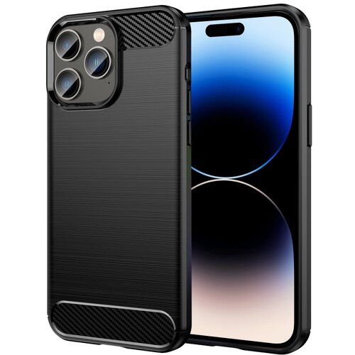  Ovitek za iPhone 14 Pro Carbon vzorec, črn Cene