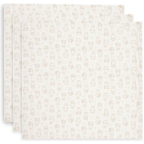 Jollein tetra plenica 70x70cm 3/1 miffy moments light terra Slike