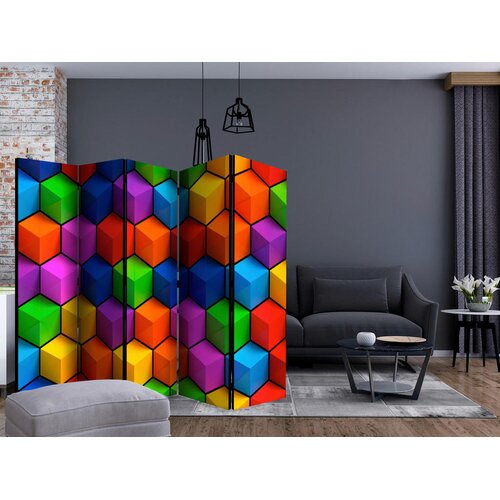 Artgeist PARAVAN 225/172/3 cm večbarvno Slike