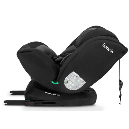 Lionelo avtosedež Bastiaan i-Size 0-36 kg (40-150 cm) 360, Black Grey Slike